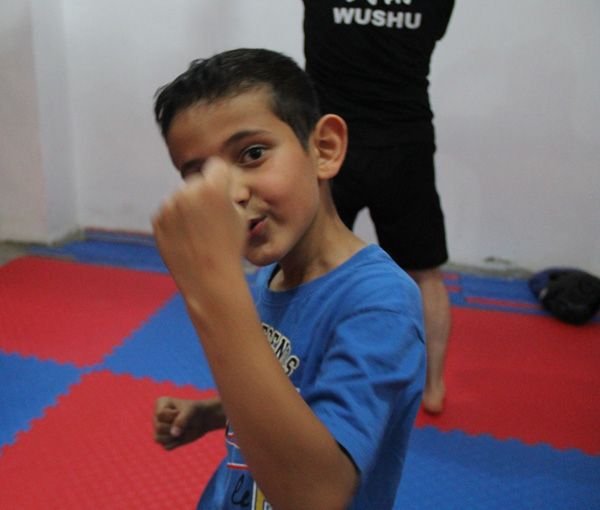 Çocuklar da Wushu ve Kick Boks